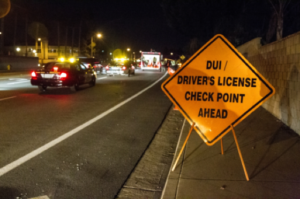 Police Checkpoint for DUI and License