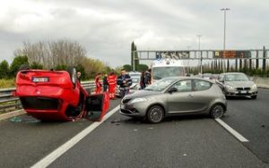 Car Accident on Highway