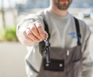 Agency Handing Over the Car Key